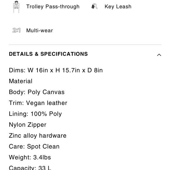 Beis mini convertible weekender in navy - Picture 12 of 12